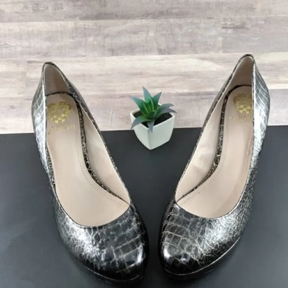 Vince Camuto Zella Reptile Snake Embossed Pump